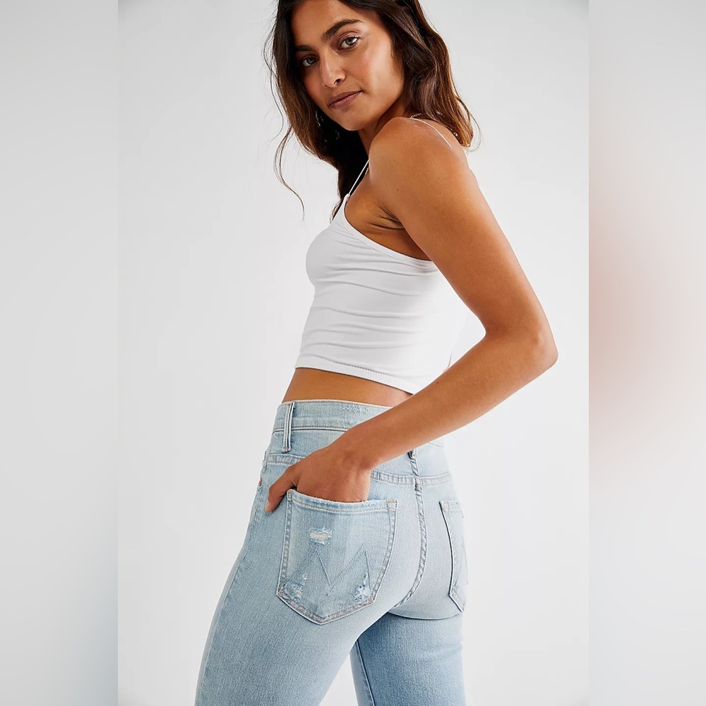 Free People Skinny Strap Seamless Brami Top *Tie Dyed